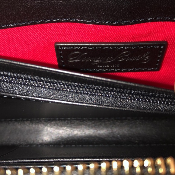 Dooney & Bourke Tucker Folded Zip Wristlet Red & Black Plaid NWT & Box - Picture 10 of 16